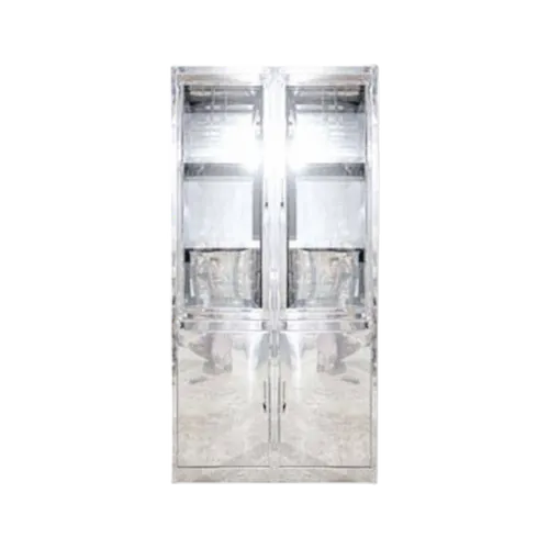 Lemari Instrumen & Obat 2 Pintu Stainless Steel