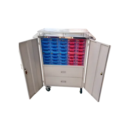 Trolley Obat 2 Pintu Besi